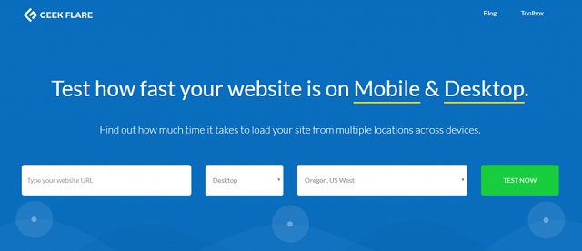 Công cụ trực tuyến kiểm tra tốc độ website tốt nhất